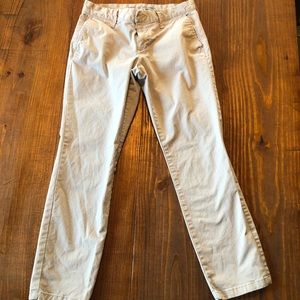 GAP skinny boyfriend khakis size 0.